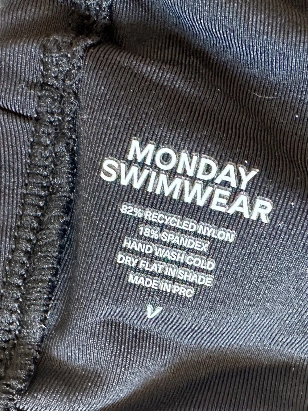 Monday Swimwear elegant black