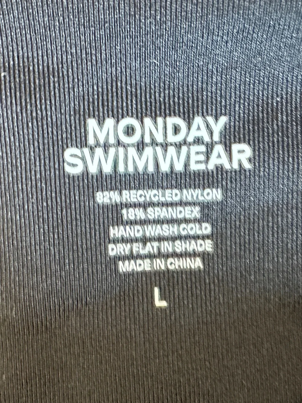 Monday Swimwear elegant black