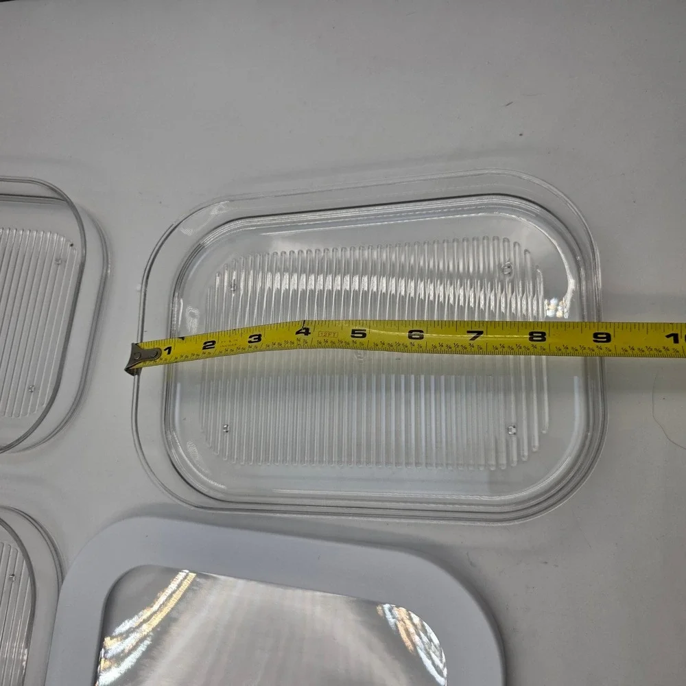 Unbranded clear plastic
