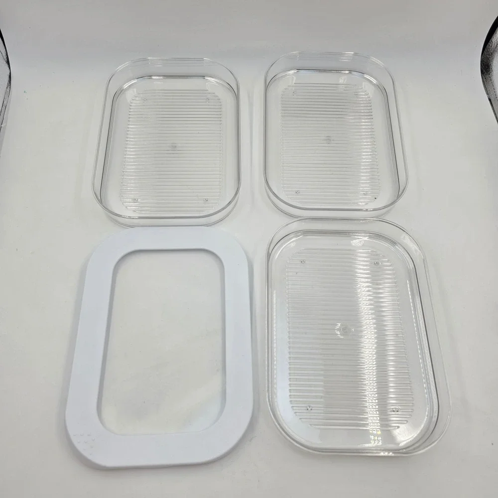 Unbranded clear plastic