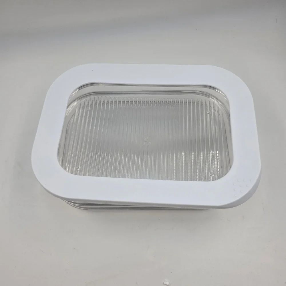 Unbranded clear plastic