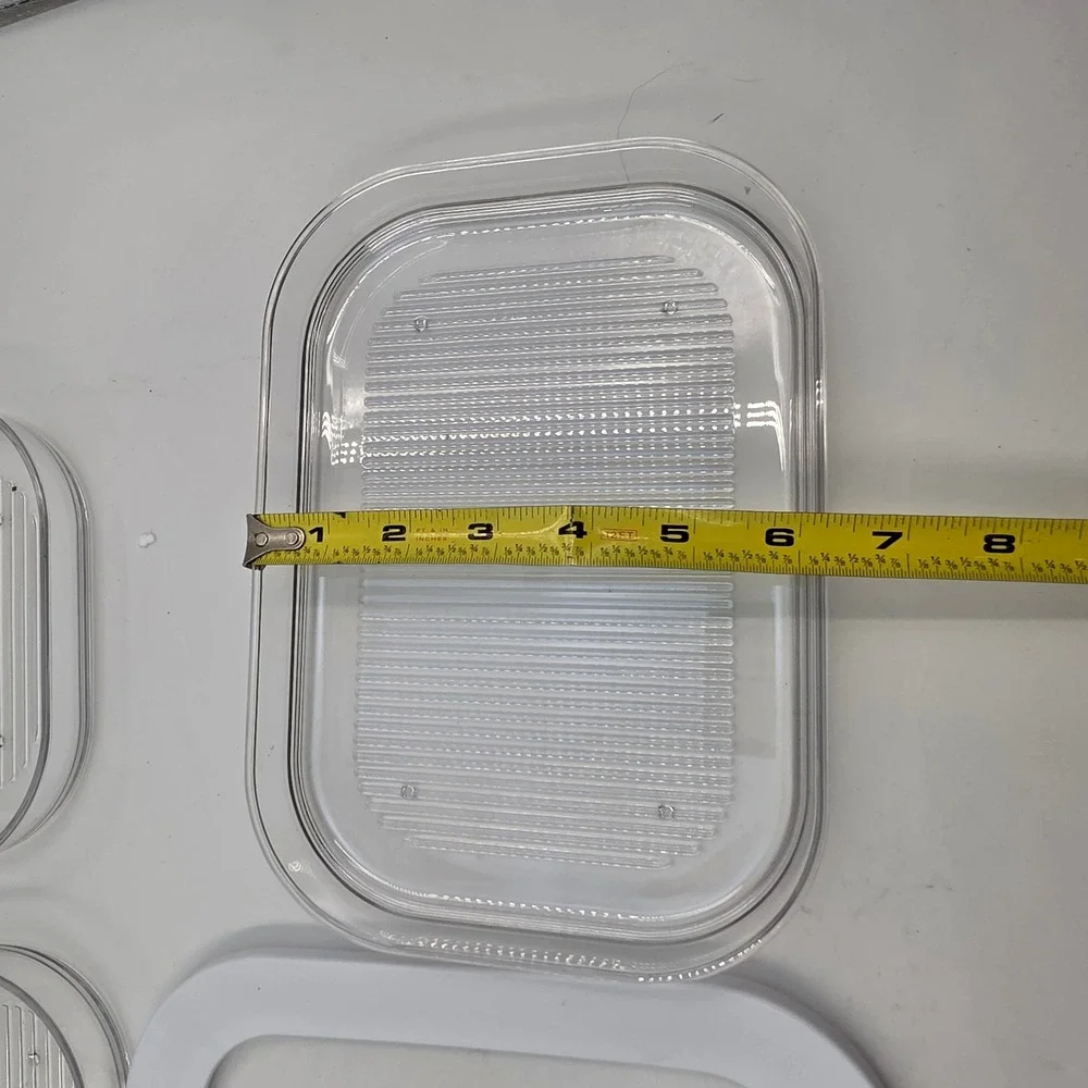 Unbranded clear plastic