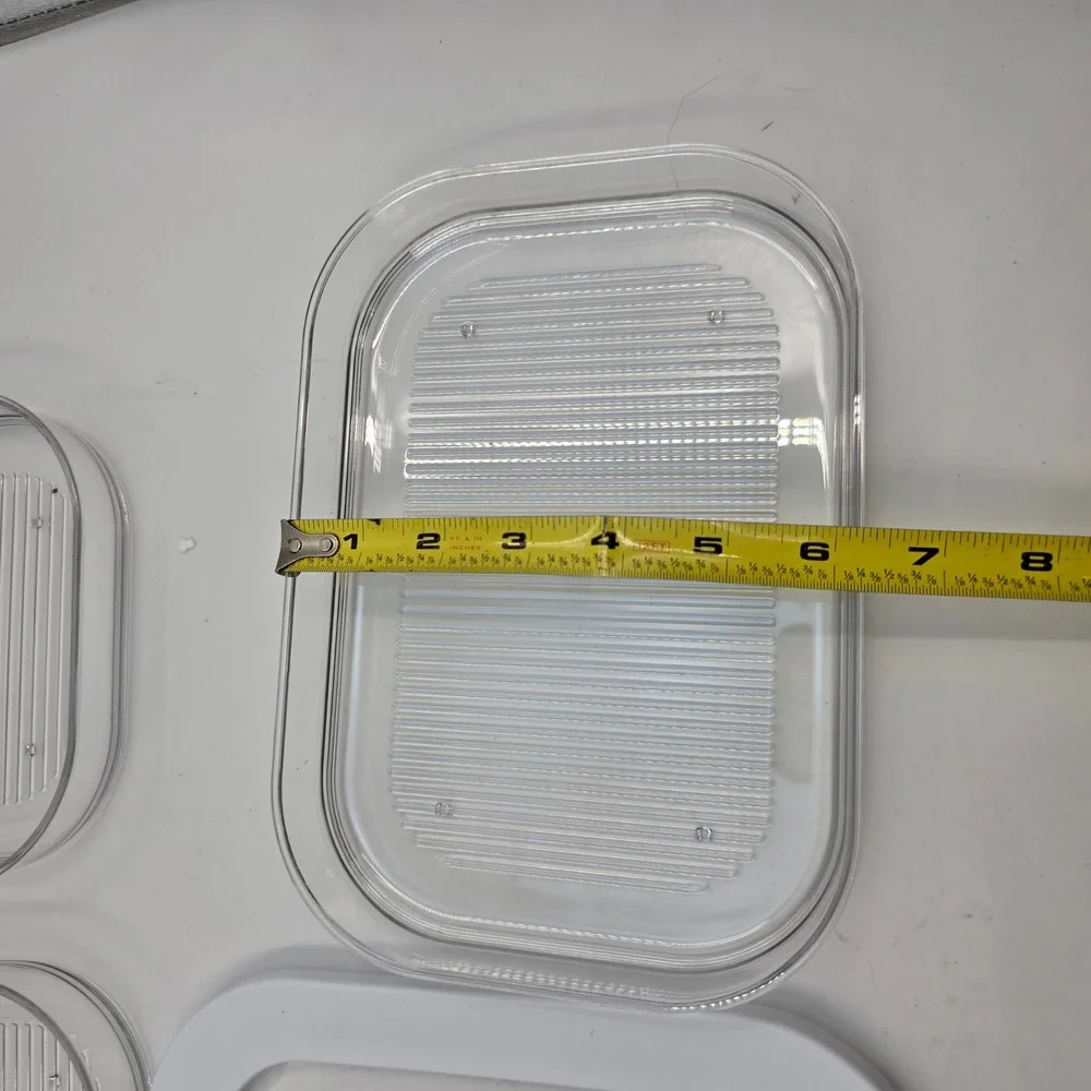 Unbranded clear plastic