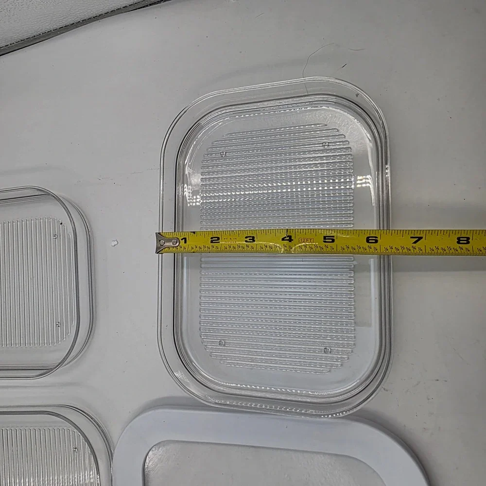 Unbranded clear plastic