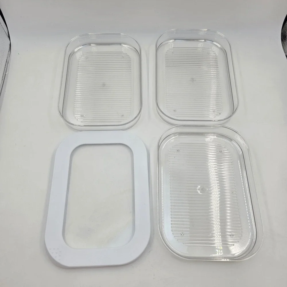 Unbranded clear plastic