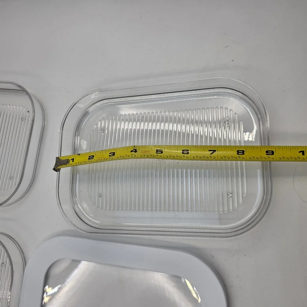 Unbranded clear plastic