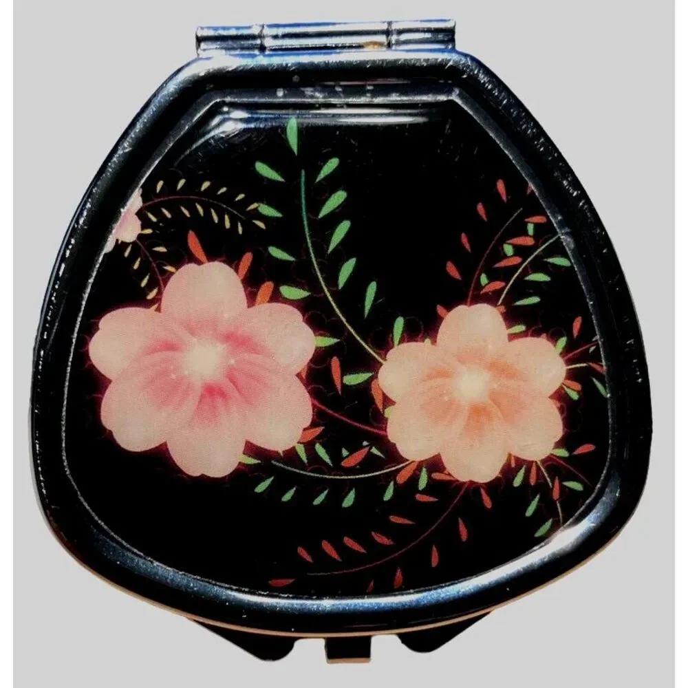 Floral Pill Travel Purse‎ Medication Holder Container Medicine Daily Snap Close
