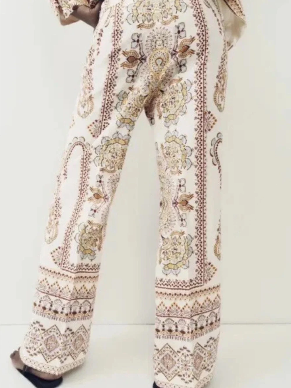 Zara printed linen