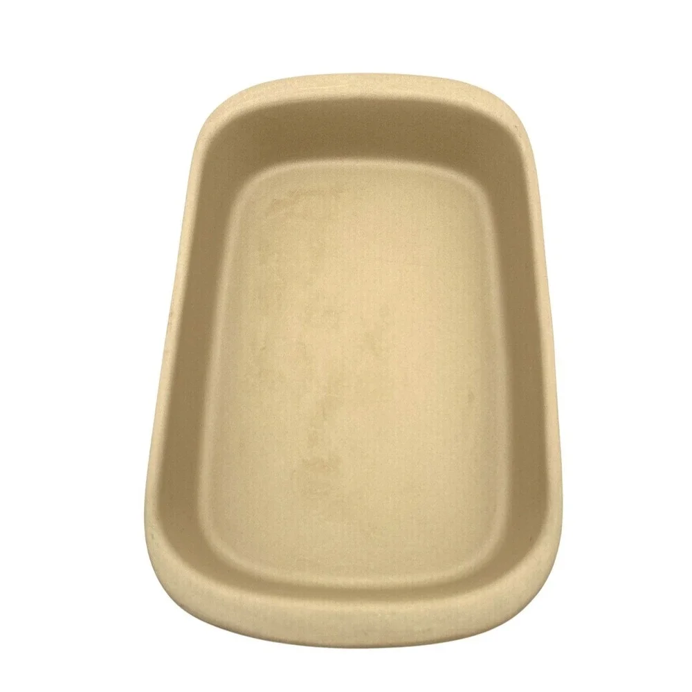 Pampered Chef Rectangular Baker Family‎ Heritage Collection Stoneware Tan 13x9