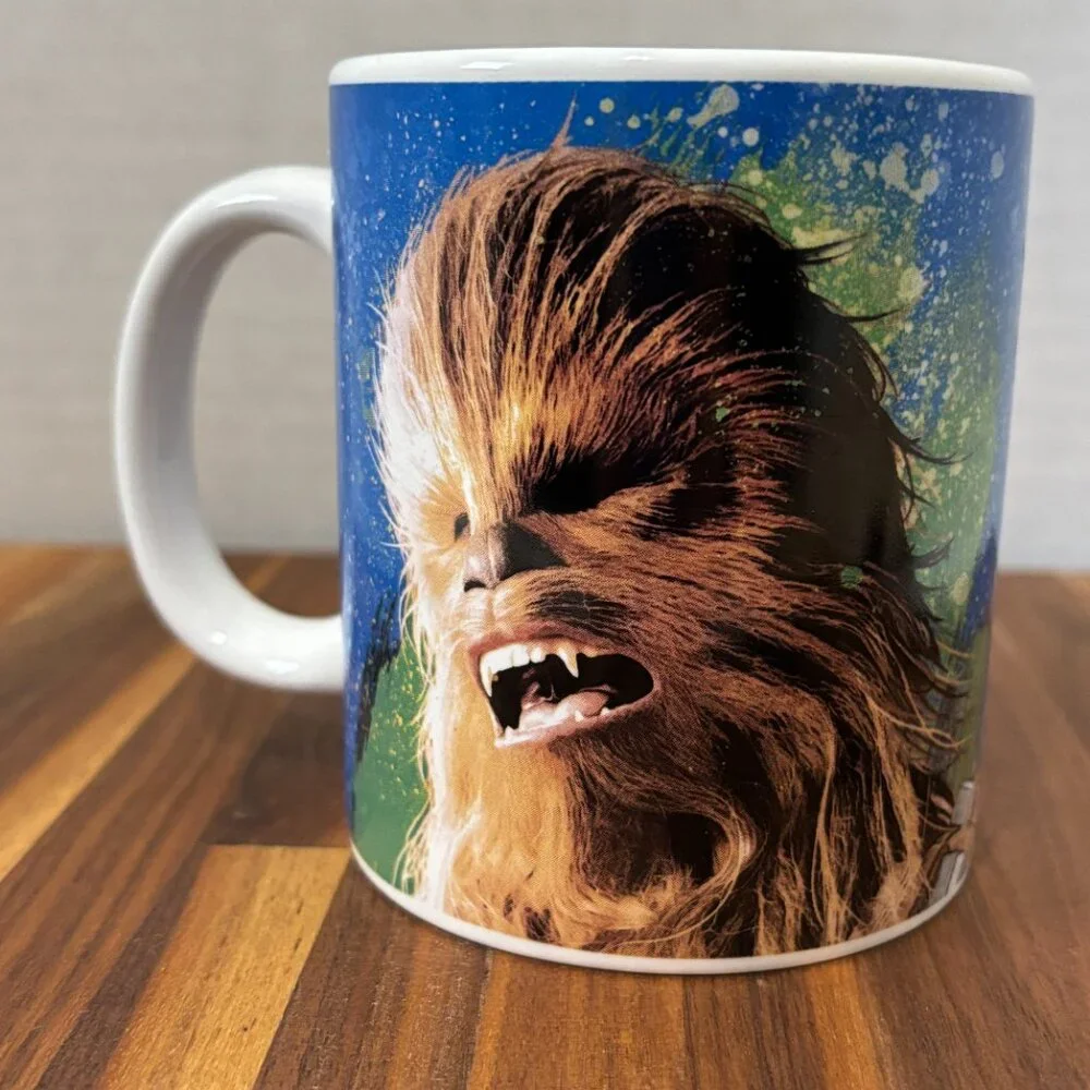 Star‎ Wars Chewbacca Coffee Mug 12oz Blue Galaxy Cup by Galerie Dishwasher Safe