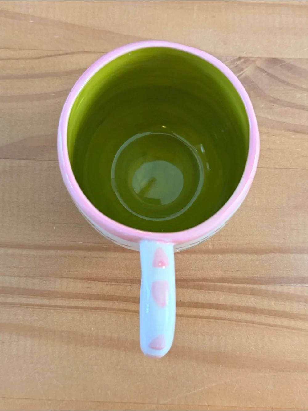 Retired ANTHROPOLOGIE Tropical Floral Seashell AGATA Mug Blue Pink Green