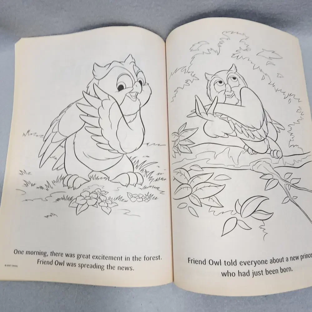 Disney coloring activity