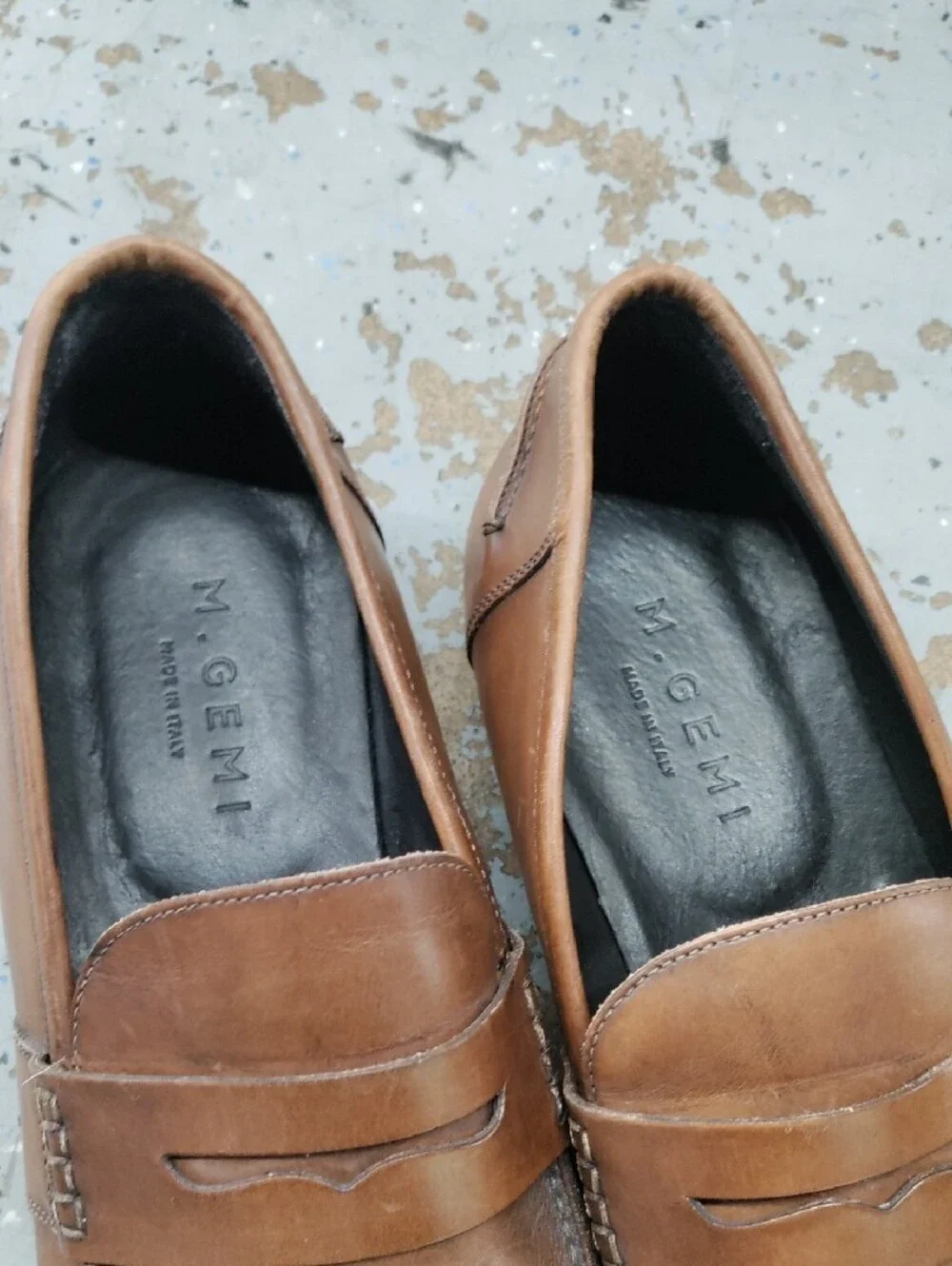 M. Gemi handcrafted brown