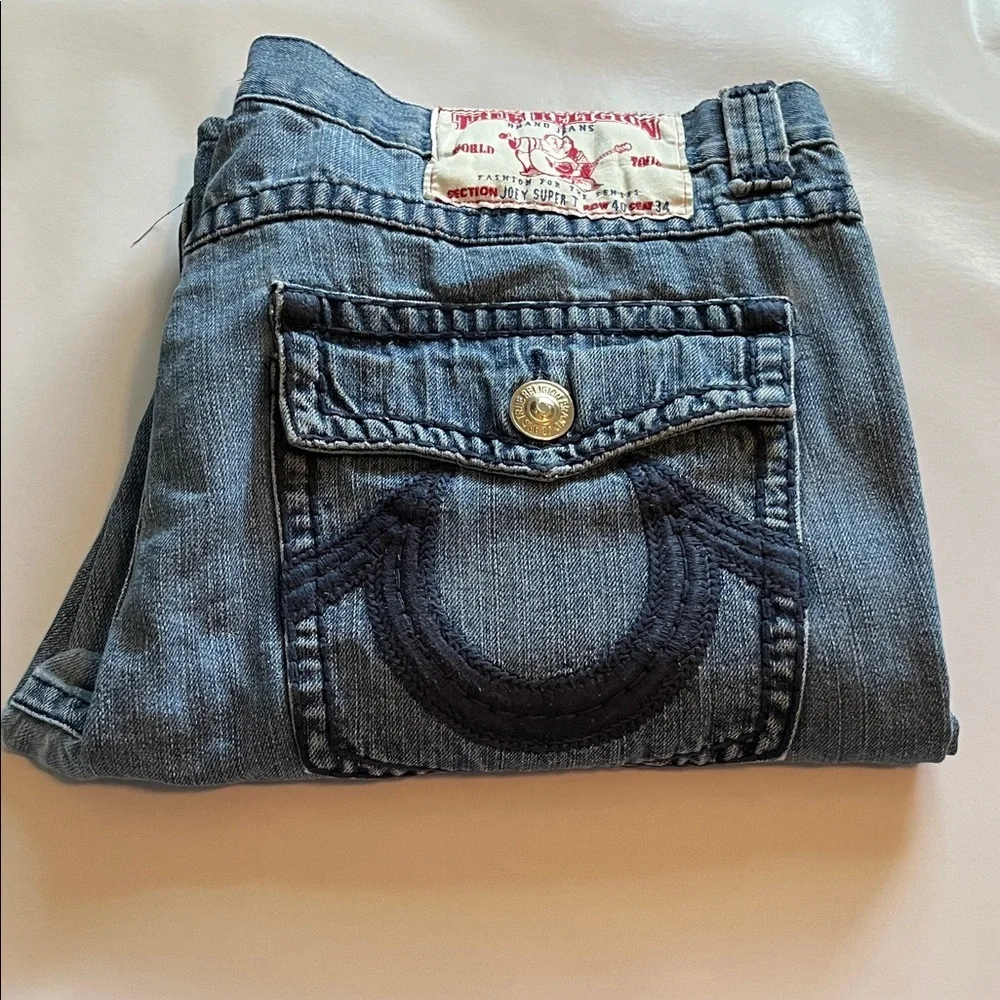 True Religion front zipper
