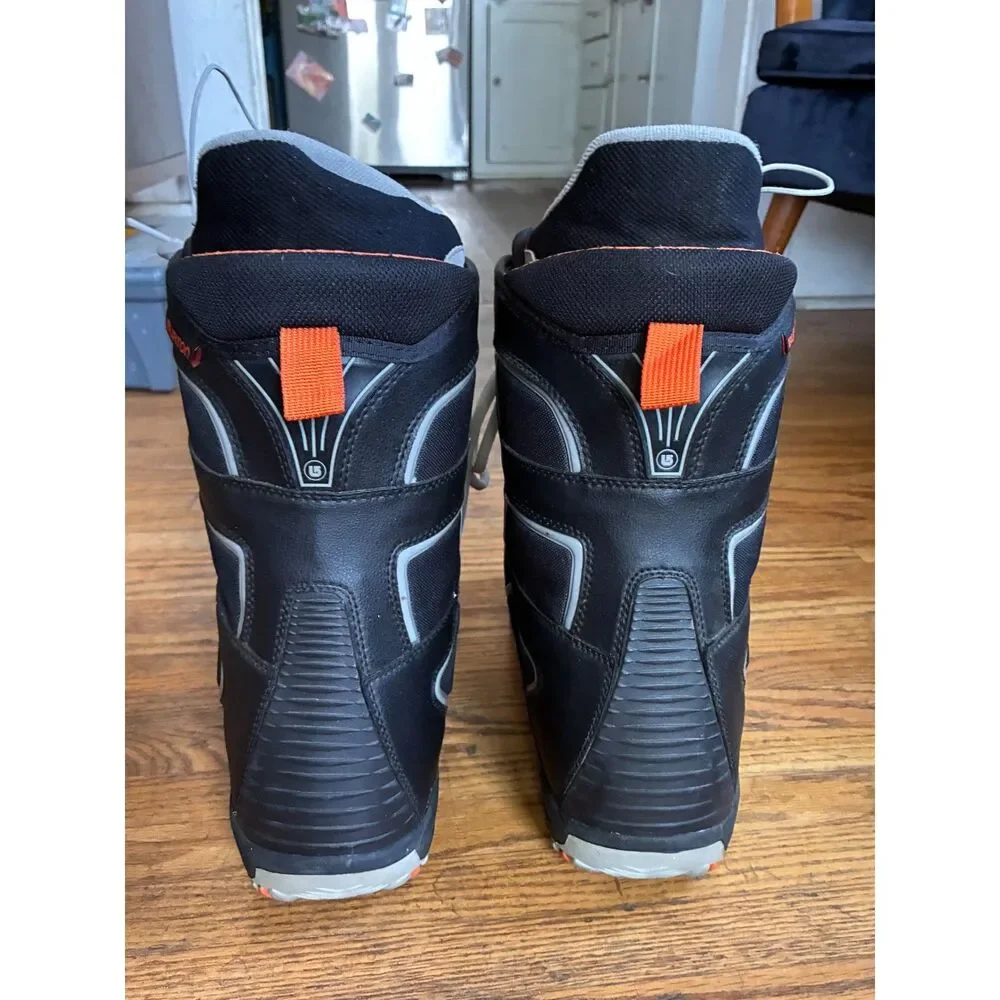 Burton Fader Black Lace Up Snowboard Boots Shoes   Mens Size 10.5