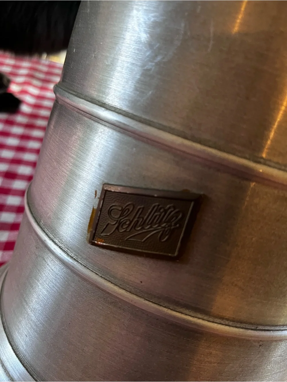 Schlitz beer pewter