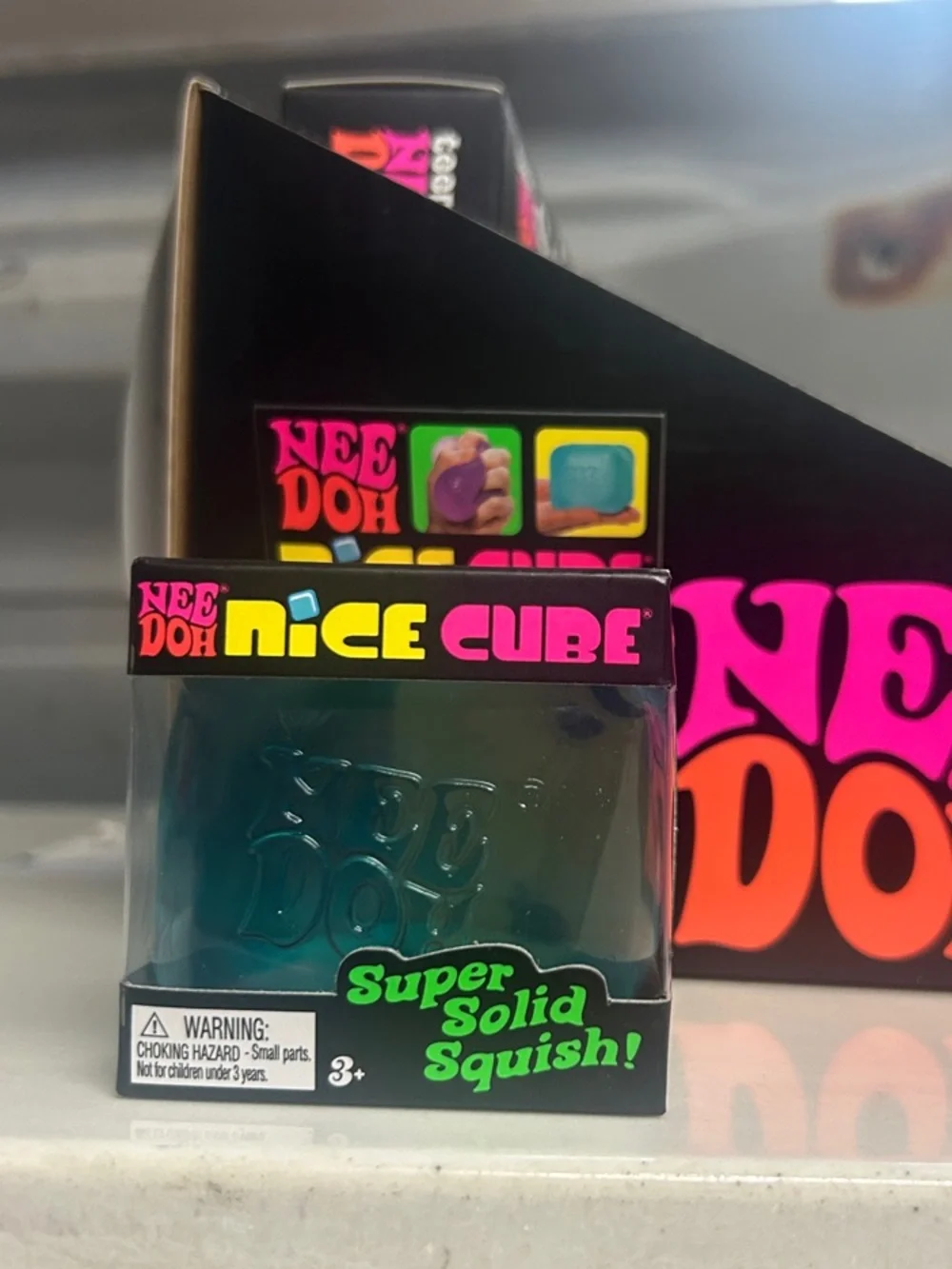 Nice Cube Super Solid Squish Toy - Teal