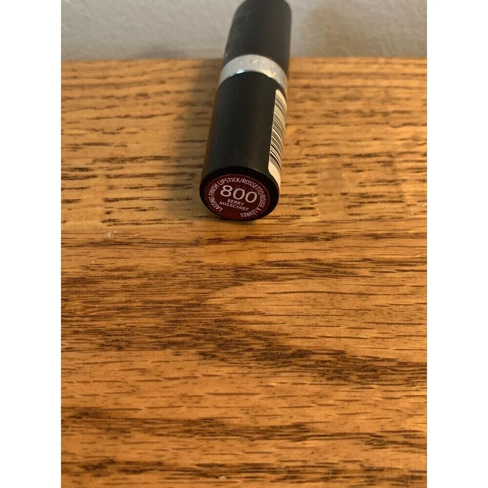 RIMMEL London Lasting Finish Lipstick Smooth Creamy 4g Berry Mischief 800 DAMAGE