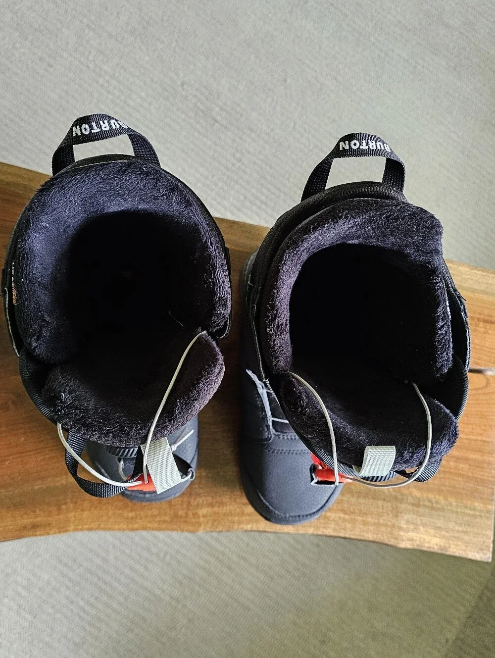 Burton wore them