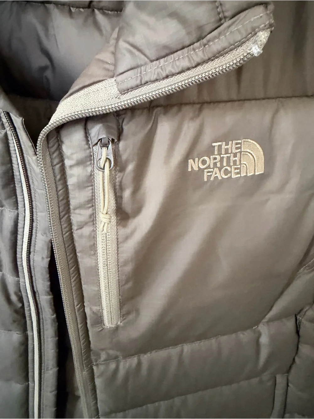 The North Face lightweight quilted