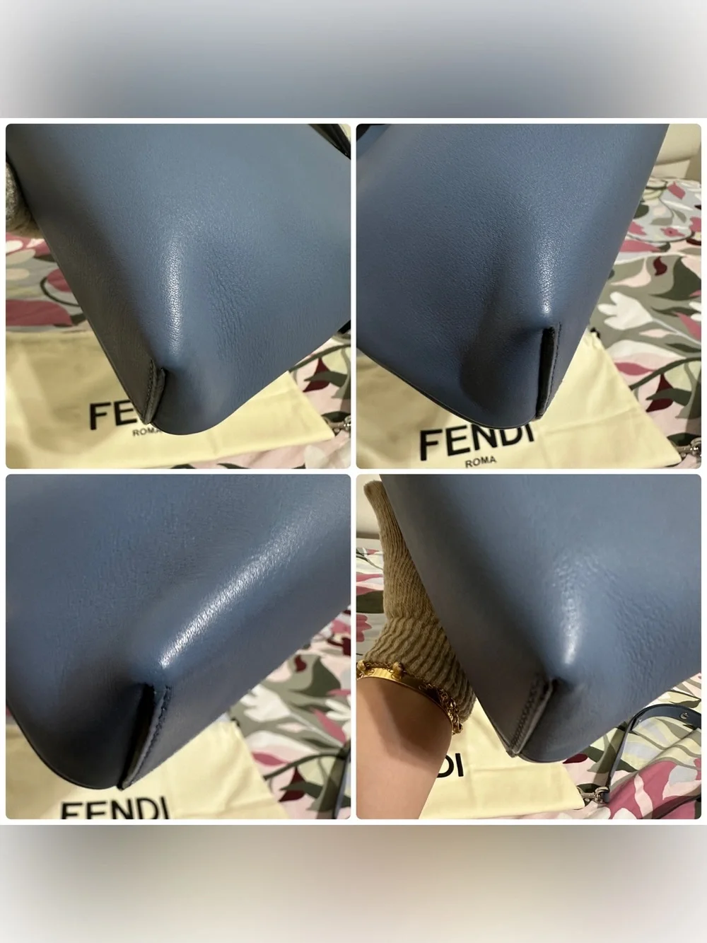 Fendi sleek leather