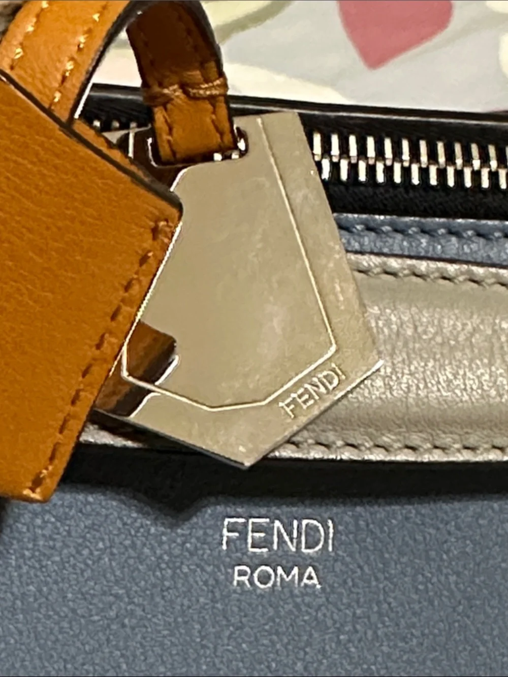 Fendi sleek leather