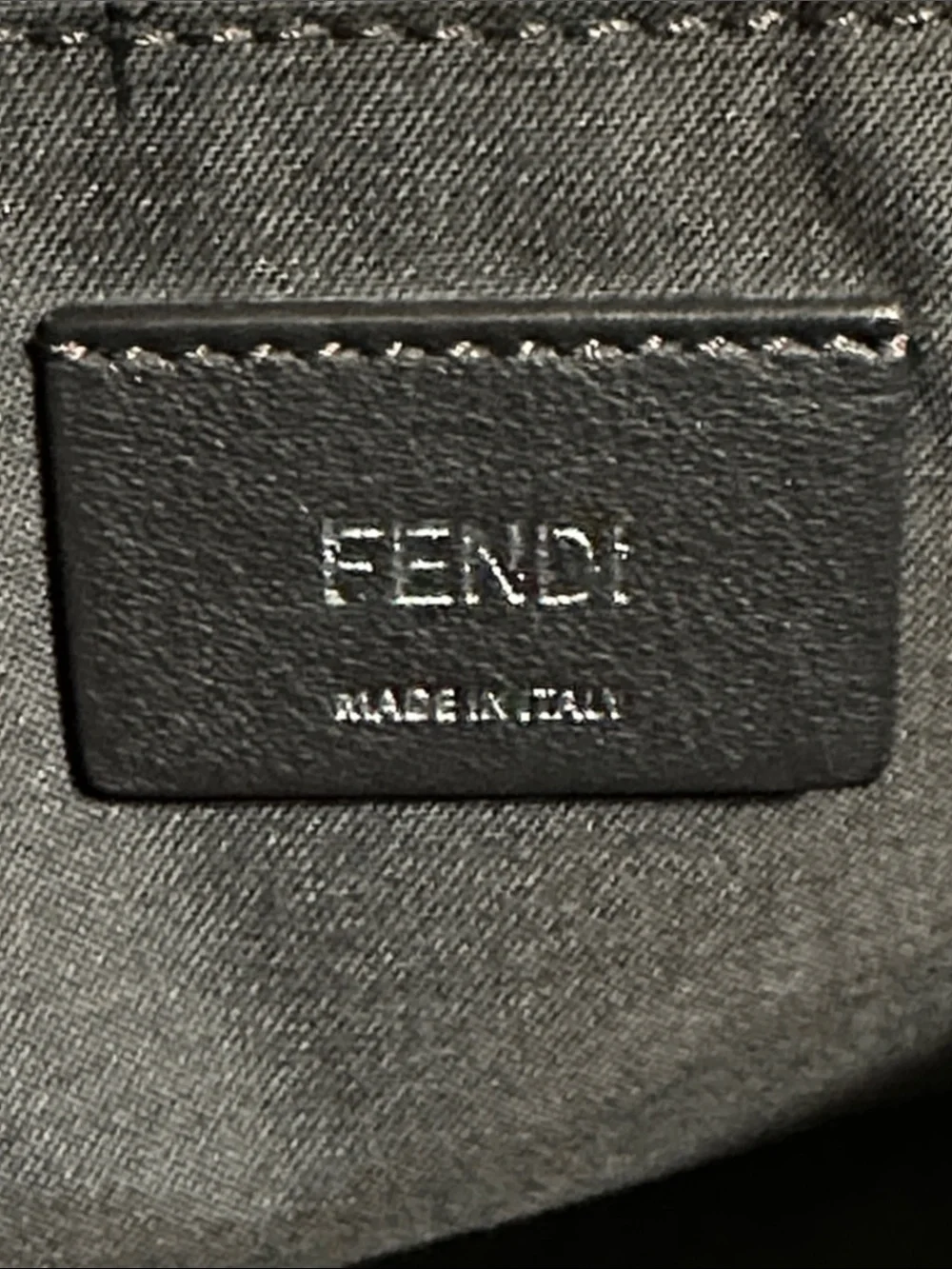 Fendi sleek leather