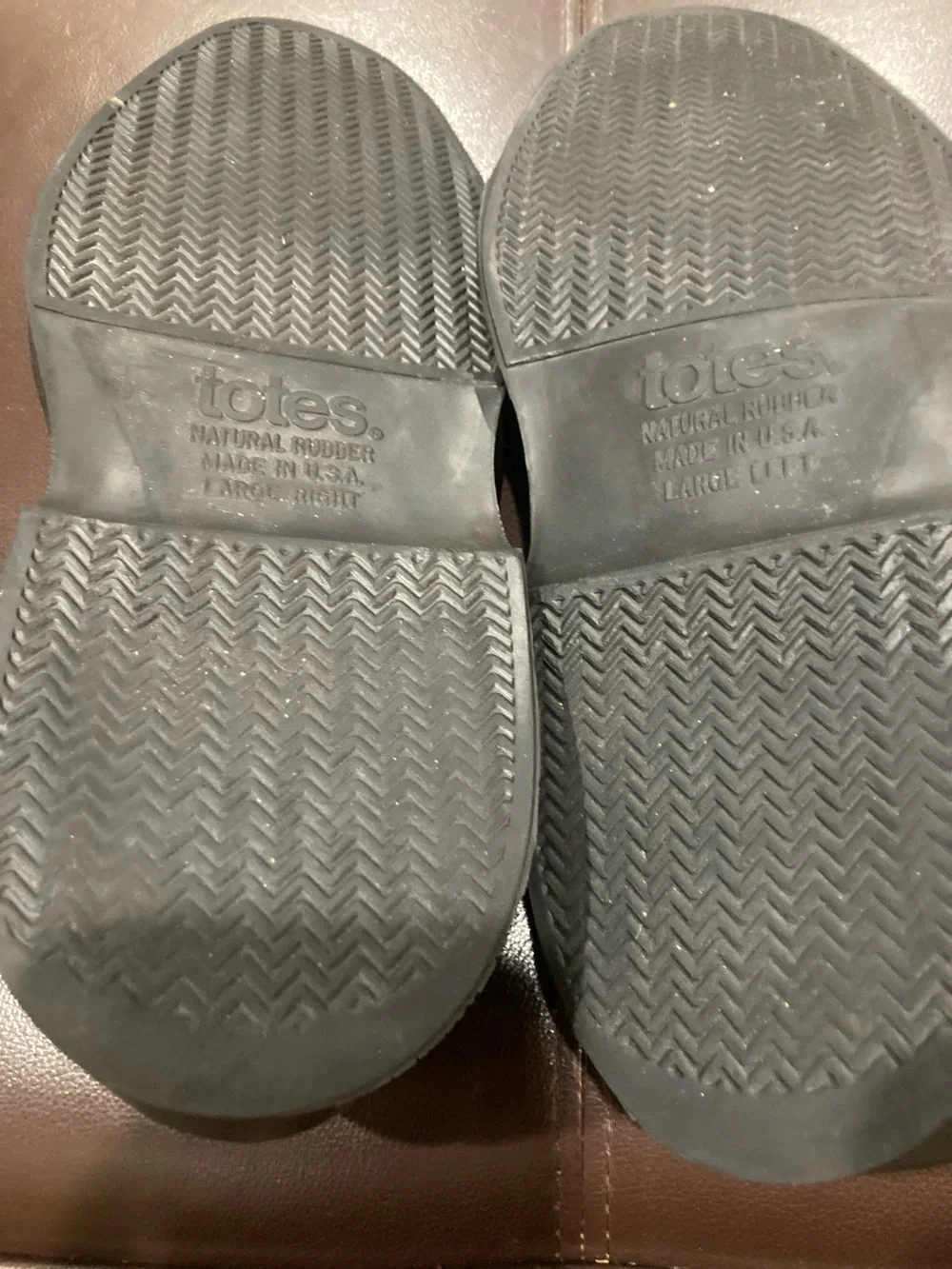 totes waterproof slip