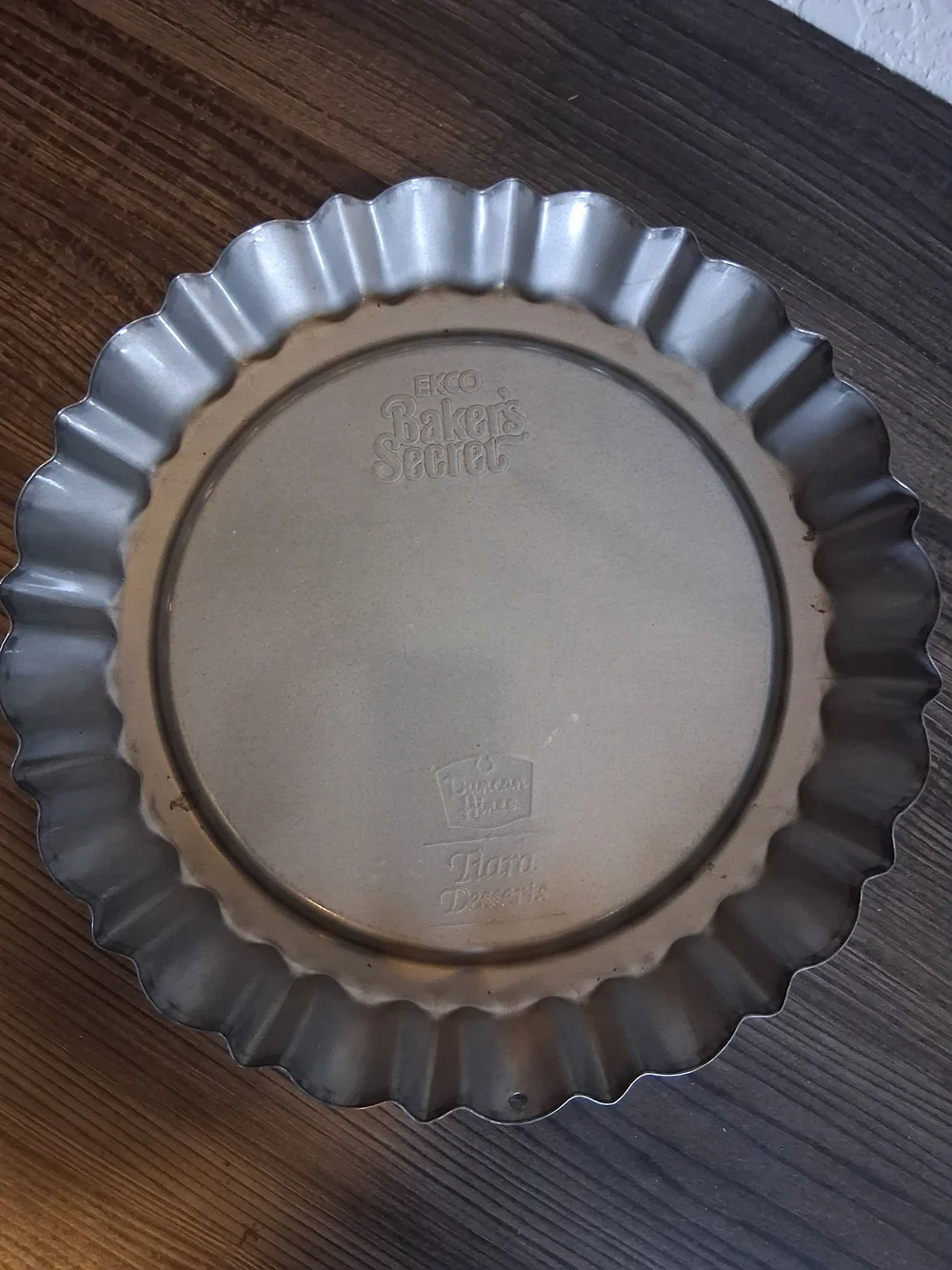 ​Vintage Ekco Bakers Secret Duncan Hines Tiara Dessert Tart Pan Fluted 10 Inch