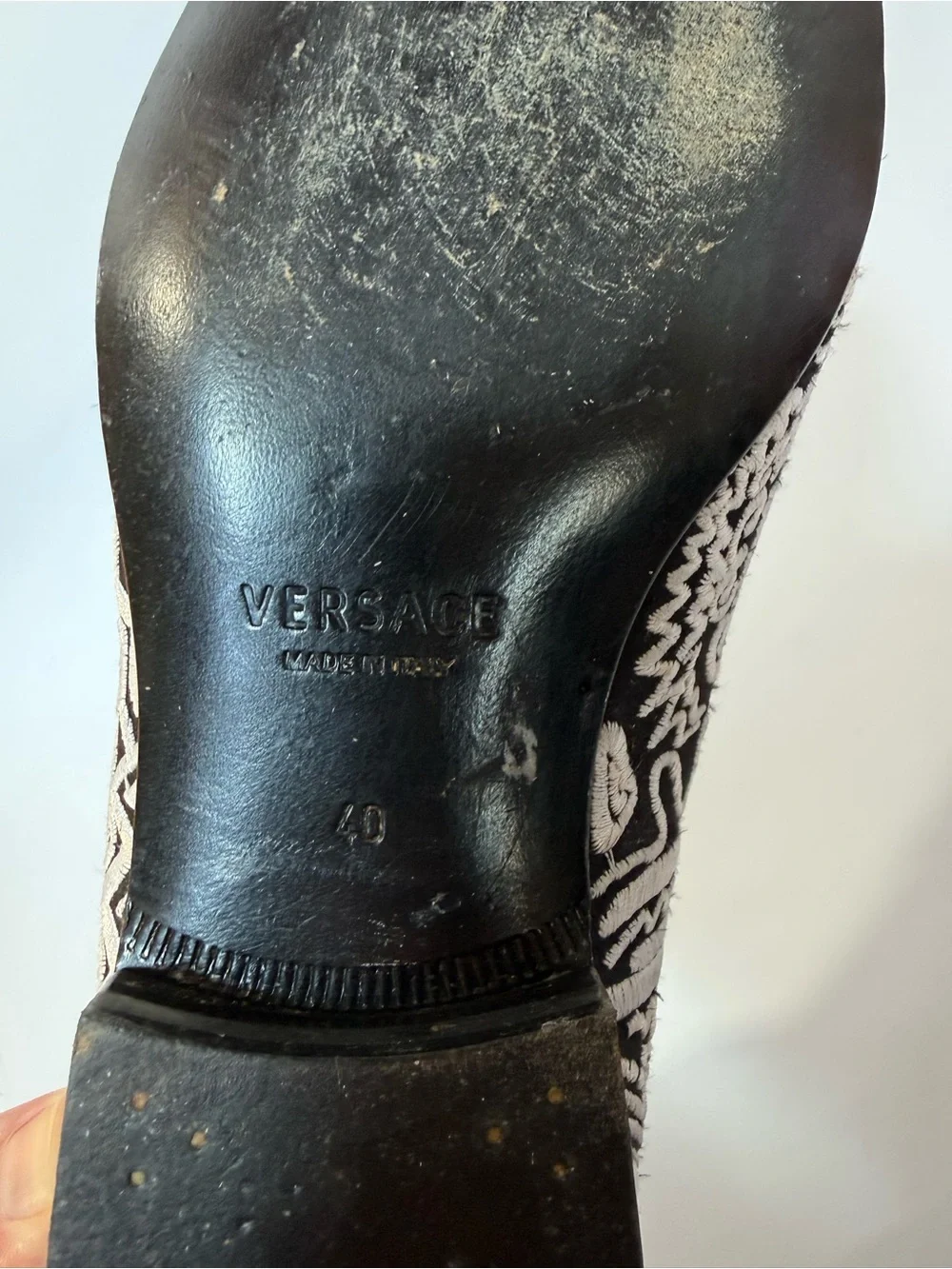 Versace black white