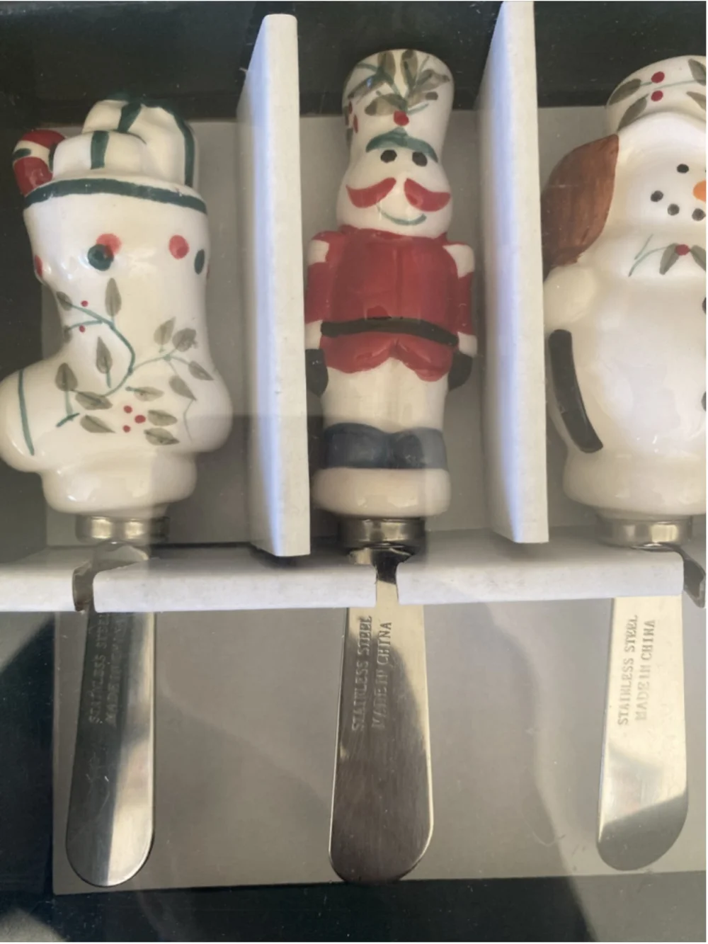 Pfaltzgraff Winterberry Spreader Set Christmas Holiday