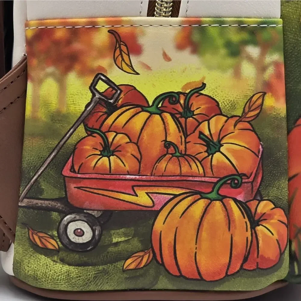 Loungefly front angel pumpkin