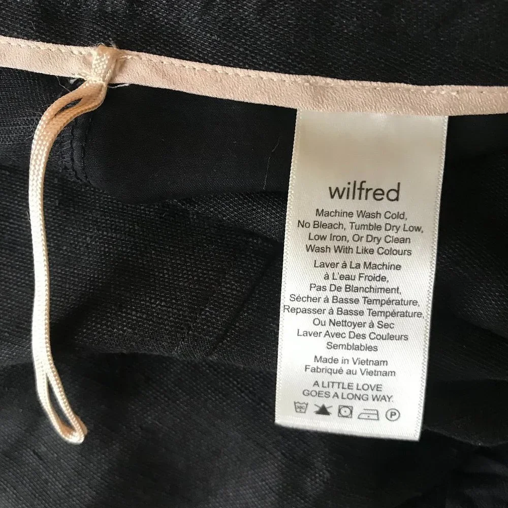 Wilfred marked excellent inseam