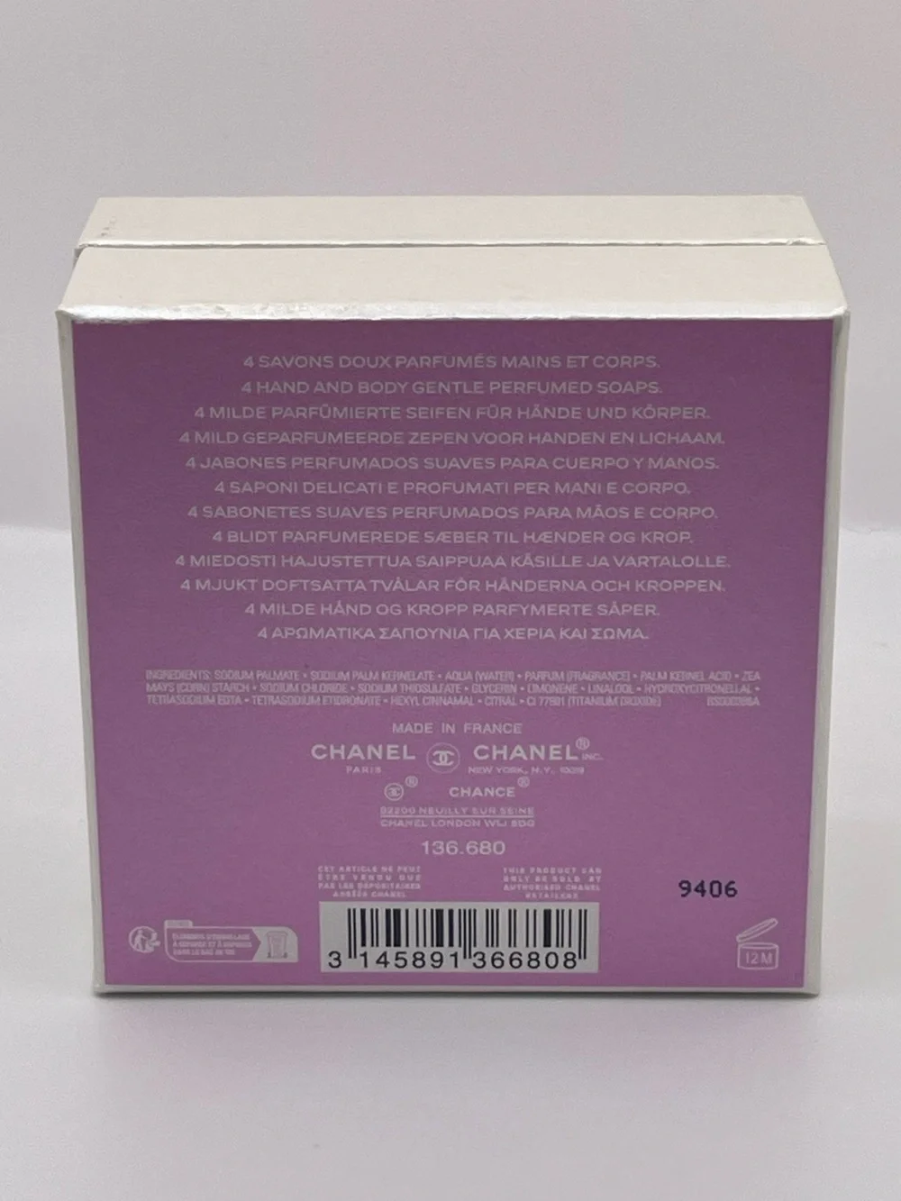 CHANEL chance eau