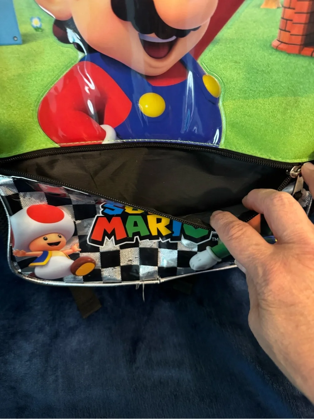 Super Mario Bros vibrant super