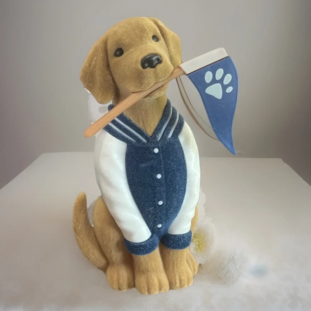 Bath & Body Works‎ Collegiate Labrador Dog w/ Flag Wallflower Fragrance Plug