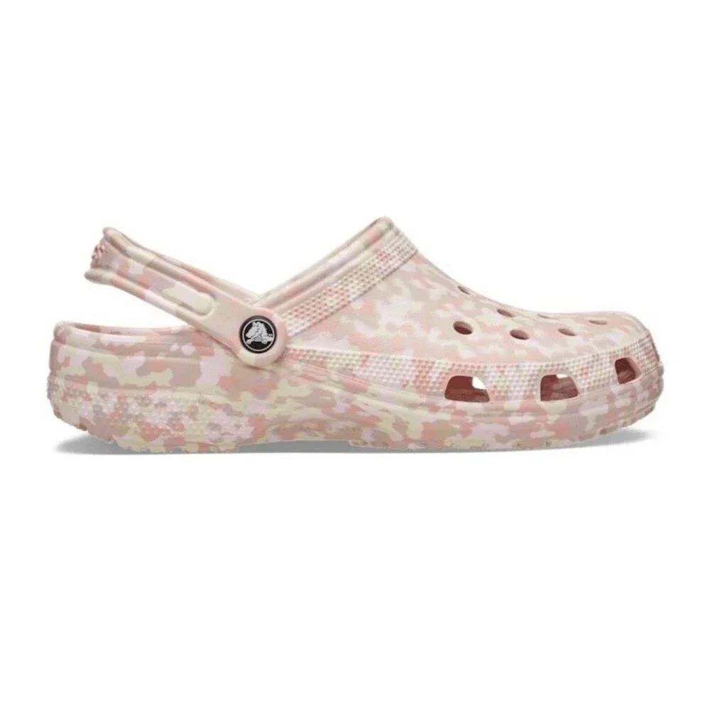 Crocs Classic Confetti Clog Men's Pink Camouflage Size 13 212462-7AJ
