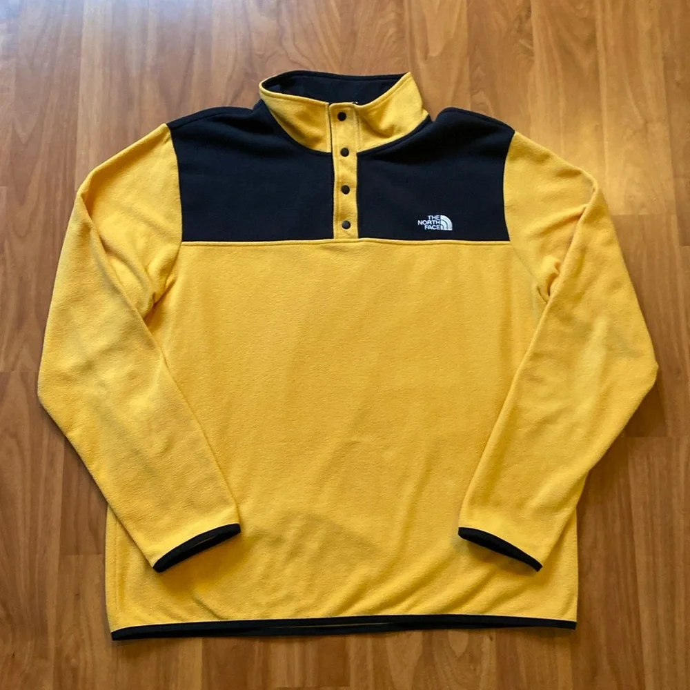 The North Face gold black