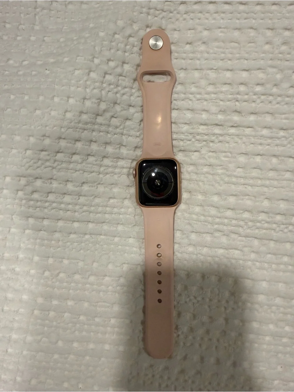 Apple smartwatch featuring