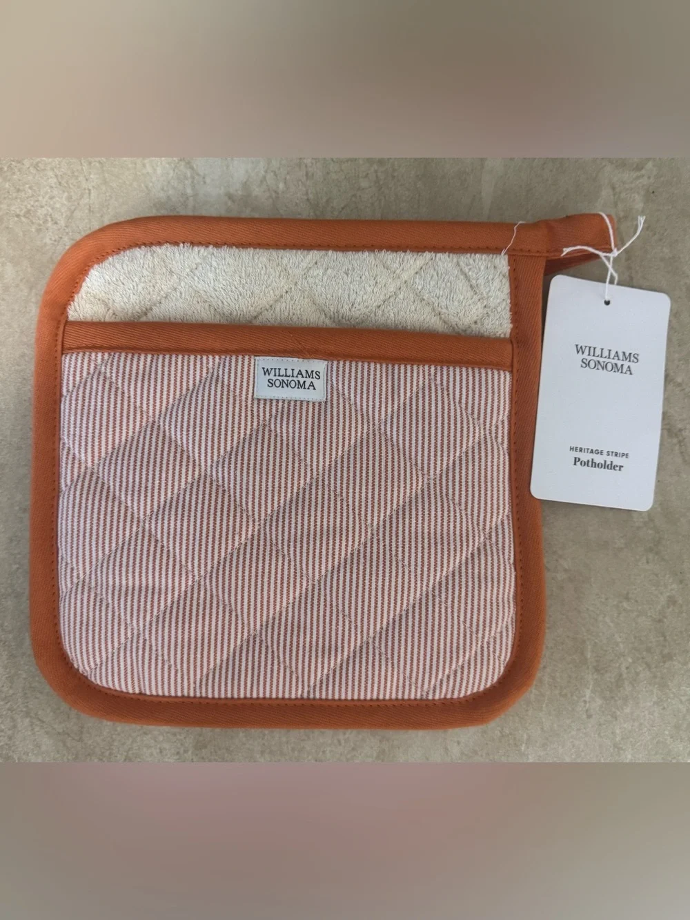 Williams Sonoma Potholder and Oven Mitt