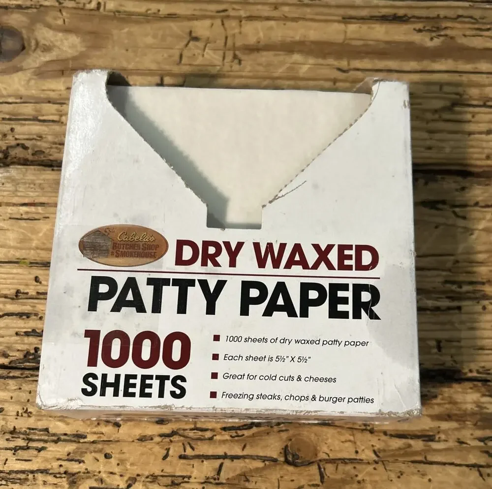 Cabela’s Dry Waxed Patty Paper 1000 Sheets Open Box