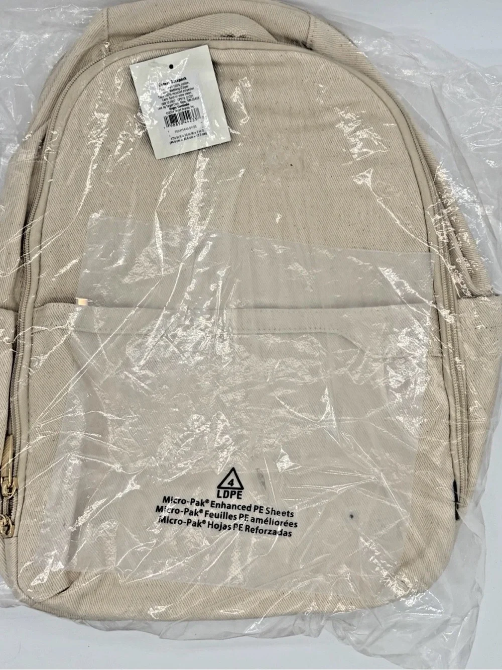 Open Story canvas backpack