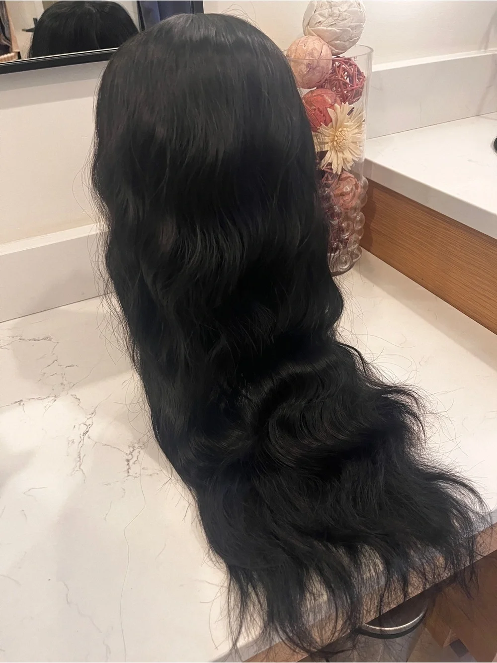Black Long Wavy Women's Lace front full wig NEW