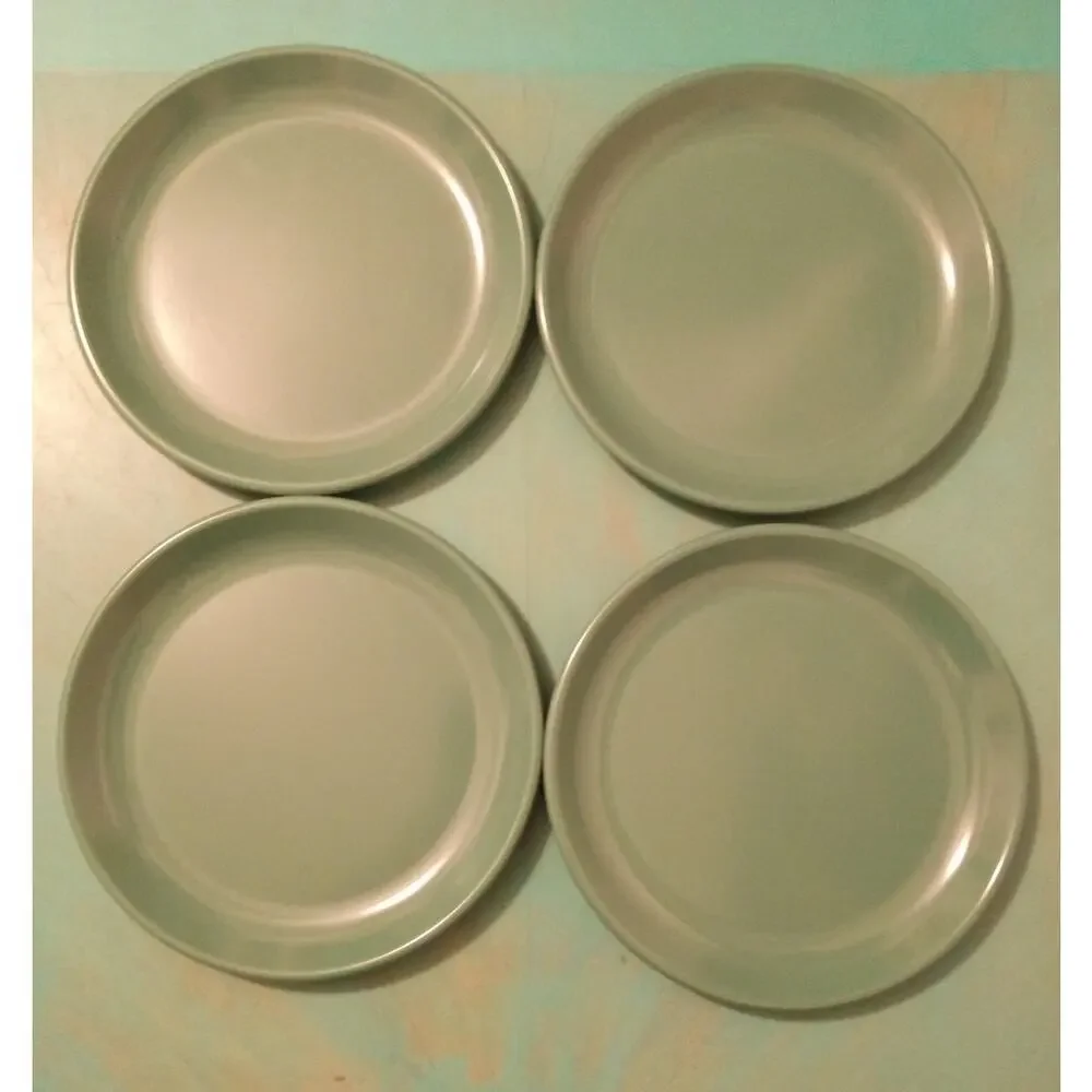 Vtg 1980s Rubbermaid Melamine Lunch Plates 8