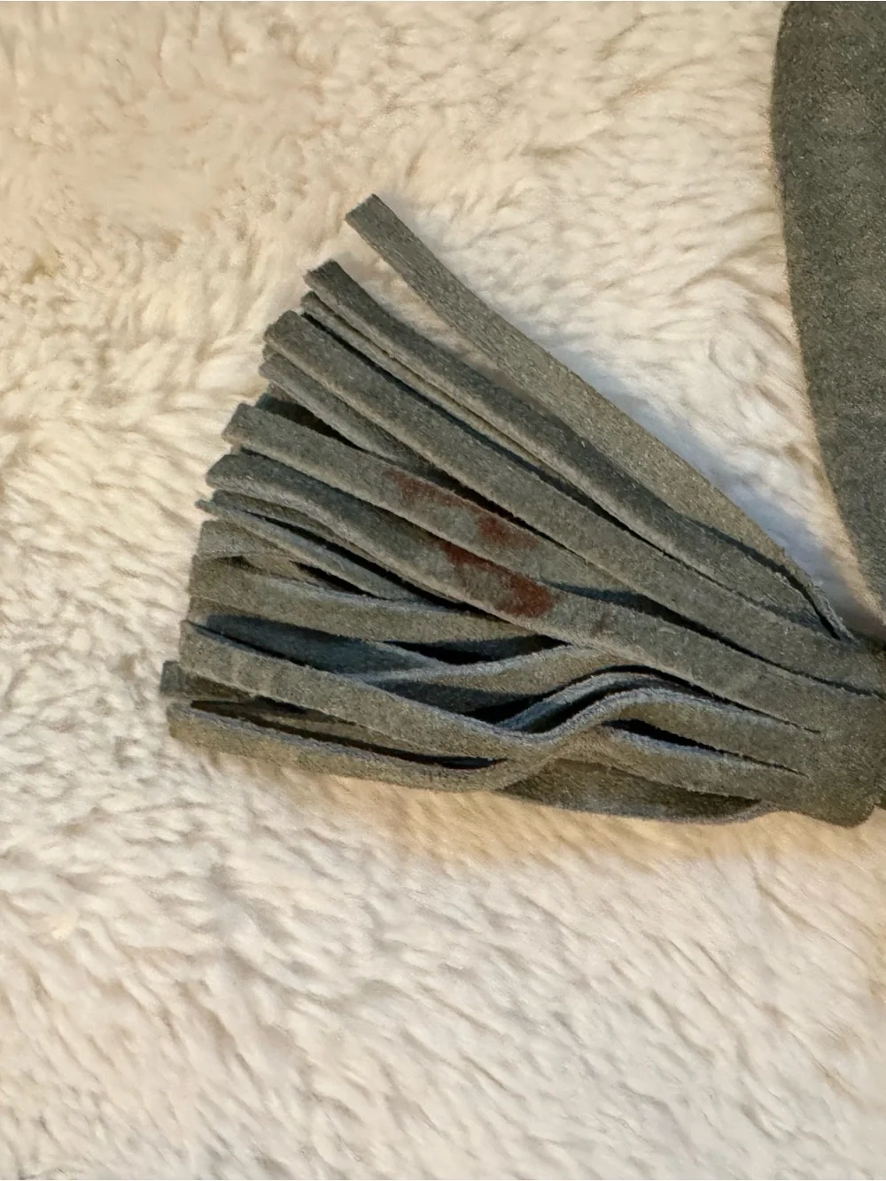 Prune soft suede
