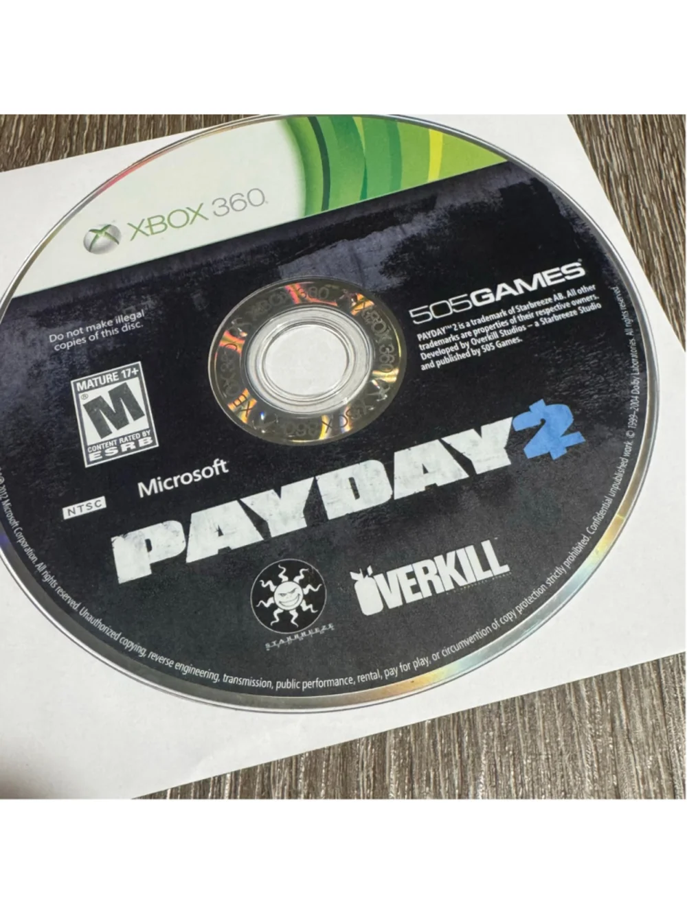 505 Games payday video