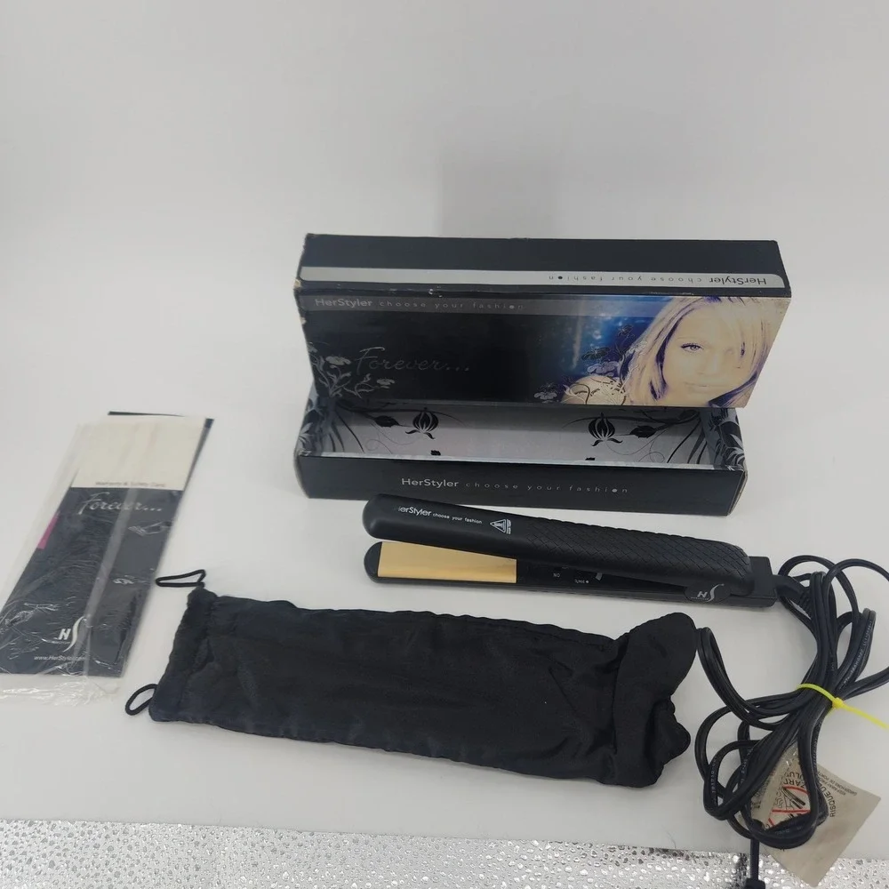 Forever Hair Straightener Flat Iron Adjustable Heat Tested Working