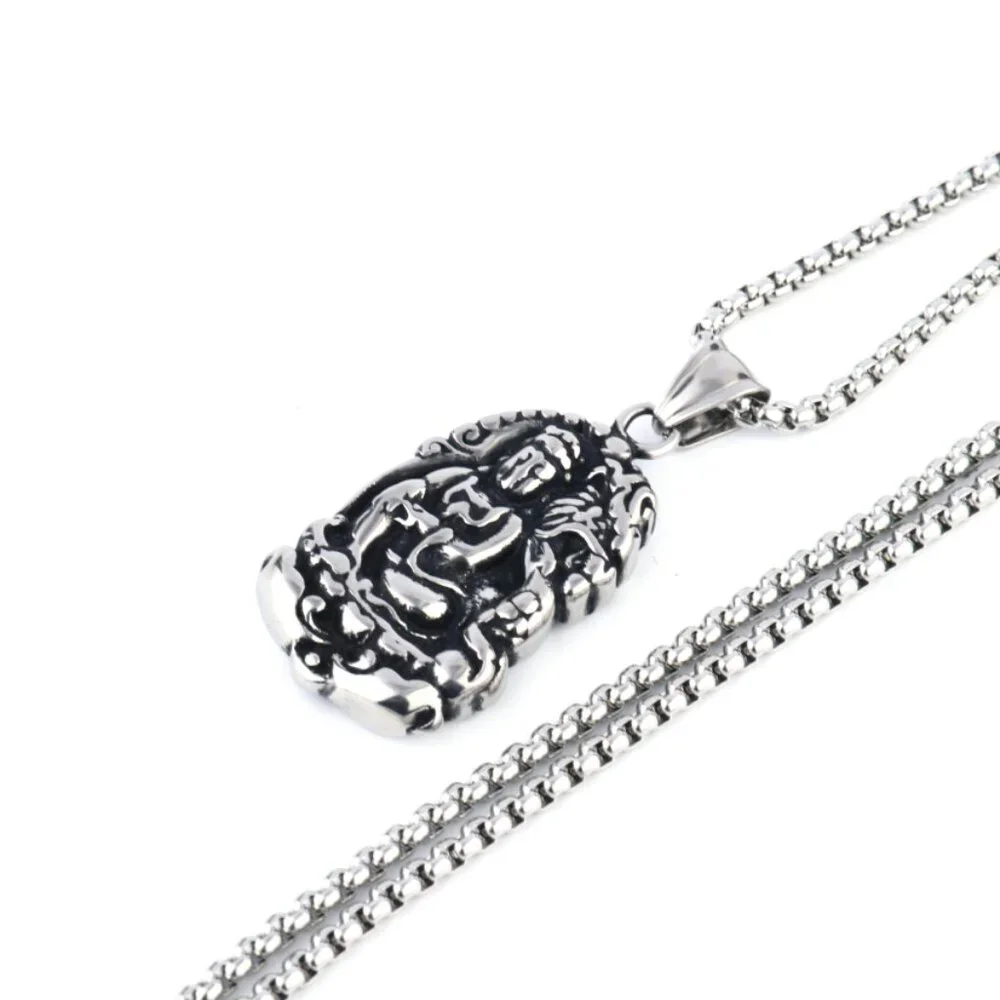 Shakyamuni Buddhist Necklace for Men, BL55590005