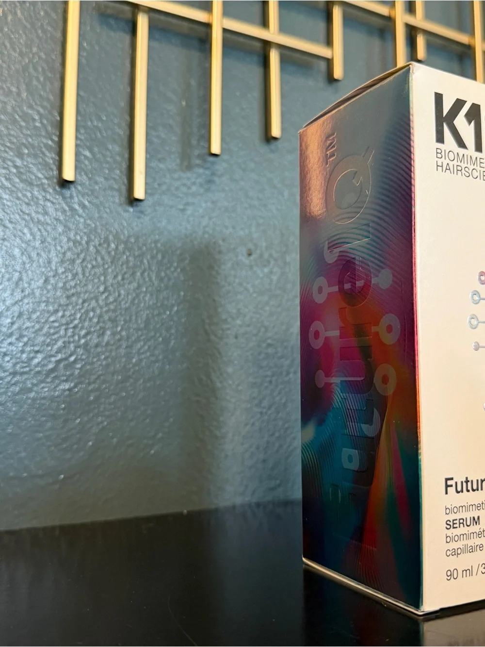 K18 Biomimetic Hairscience Future IQ Hair Serum - White & Purple Box