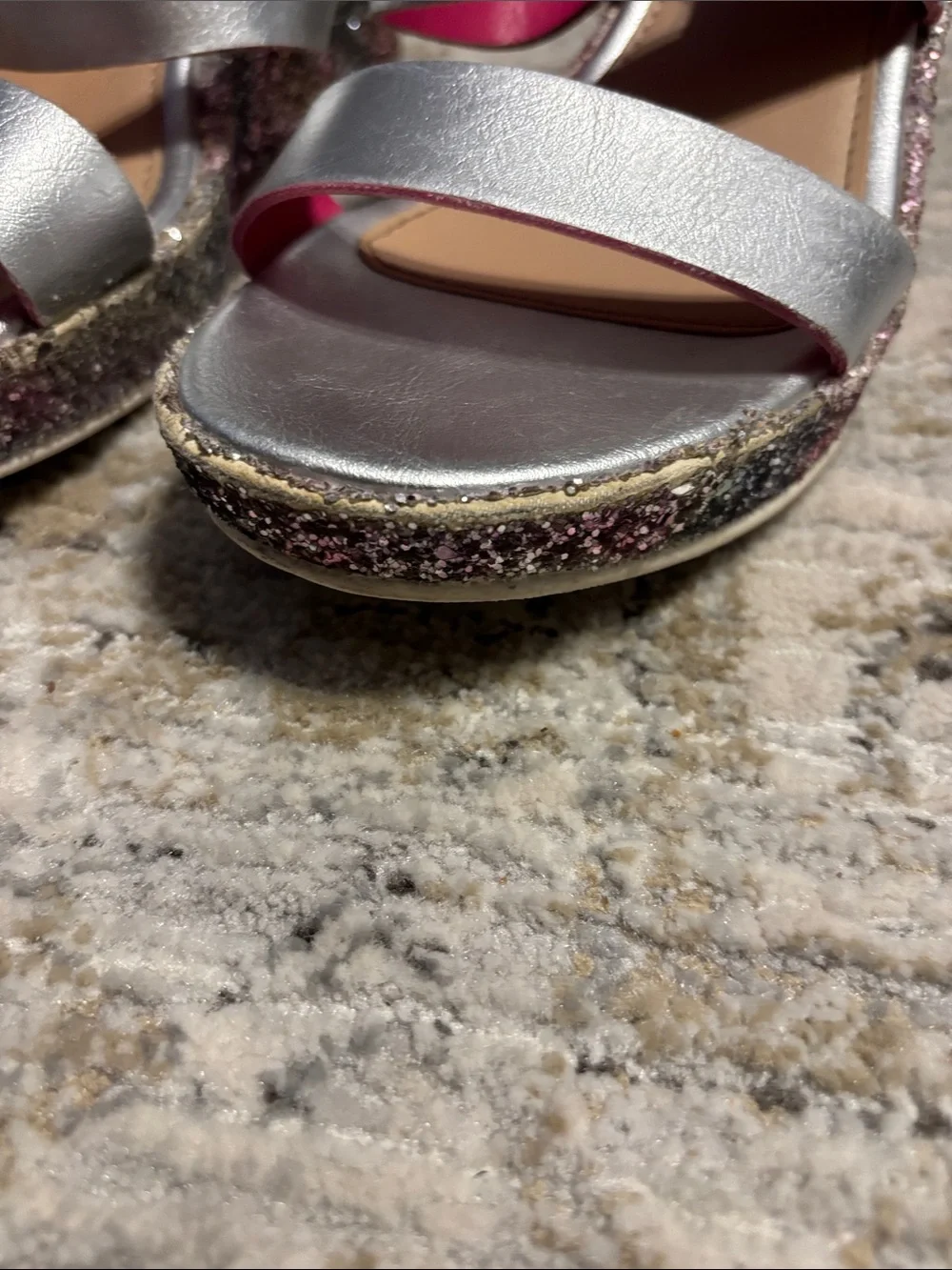 Self Esteem shimmery silver